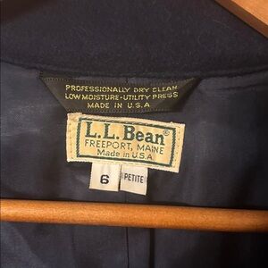 L.L. Bean Midnight Blue Blazer vintage